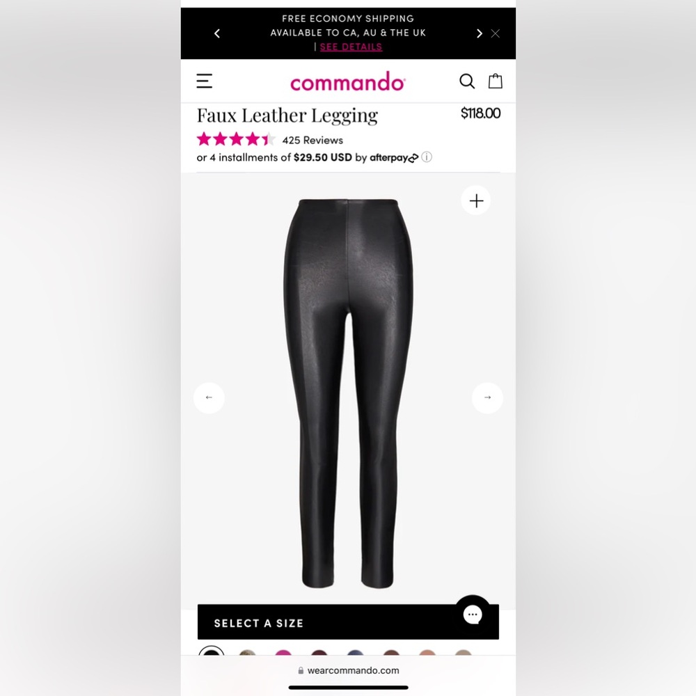 Excellent Condition, Commando High Rise Leggings. - image 5